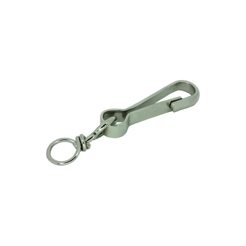 Карабин пружинный с вертлюгом №60