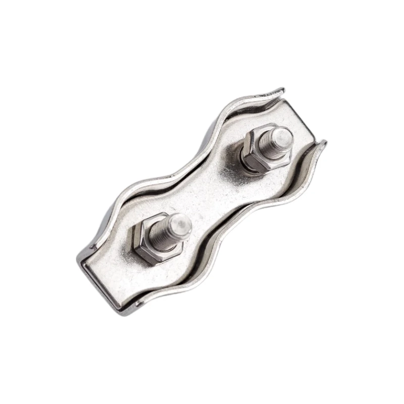 5 Зажим д/стальных канатов двойной DUPLEX оц., 1шт.