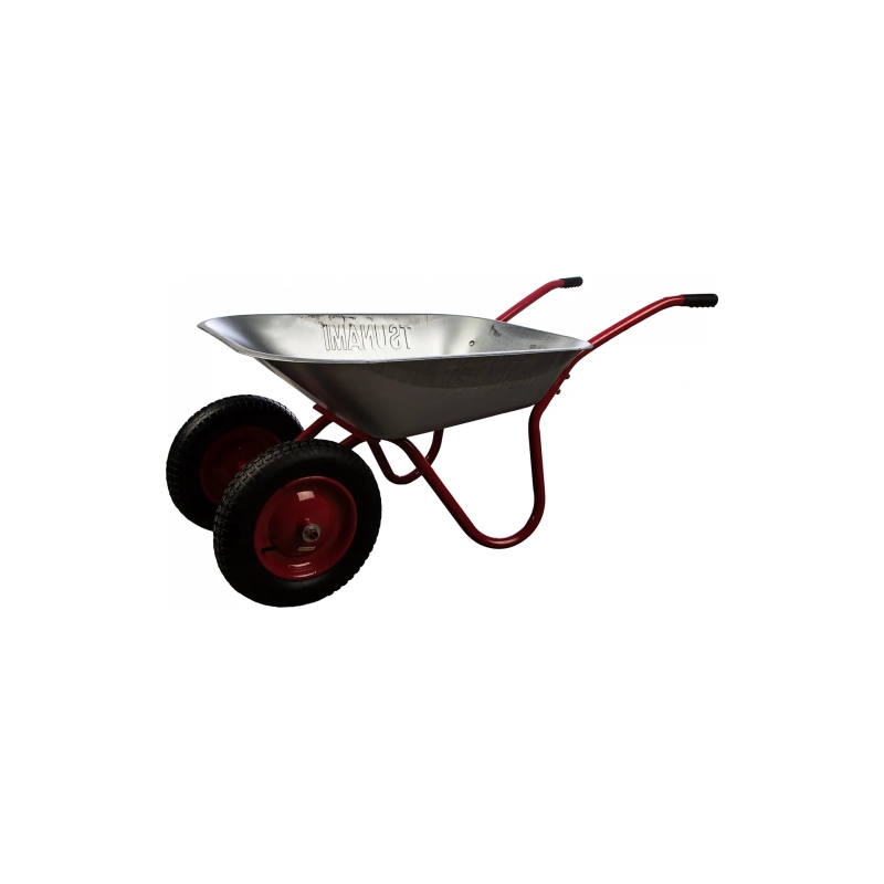 Тачка садовая двухколесная пневмоколесо V=65л 120кг(WB120D)