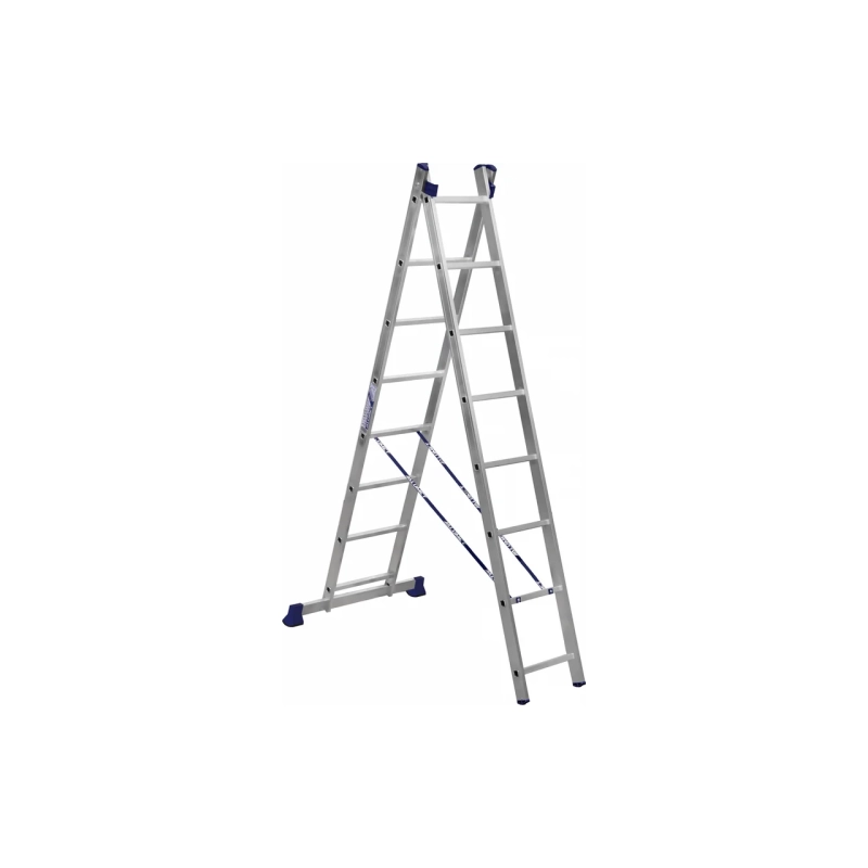 АЛЮМЕТ Лестница двухсекцион. алюм. универс. 5208 h max=3.66