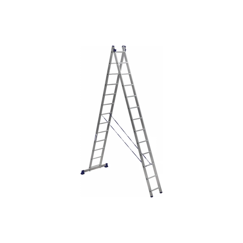 АЛЮМЕТ Лестница двухсекцион. алюм. универс. 5213 h max=6.18