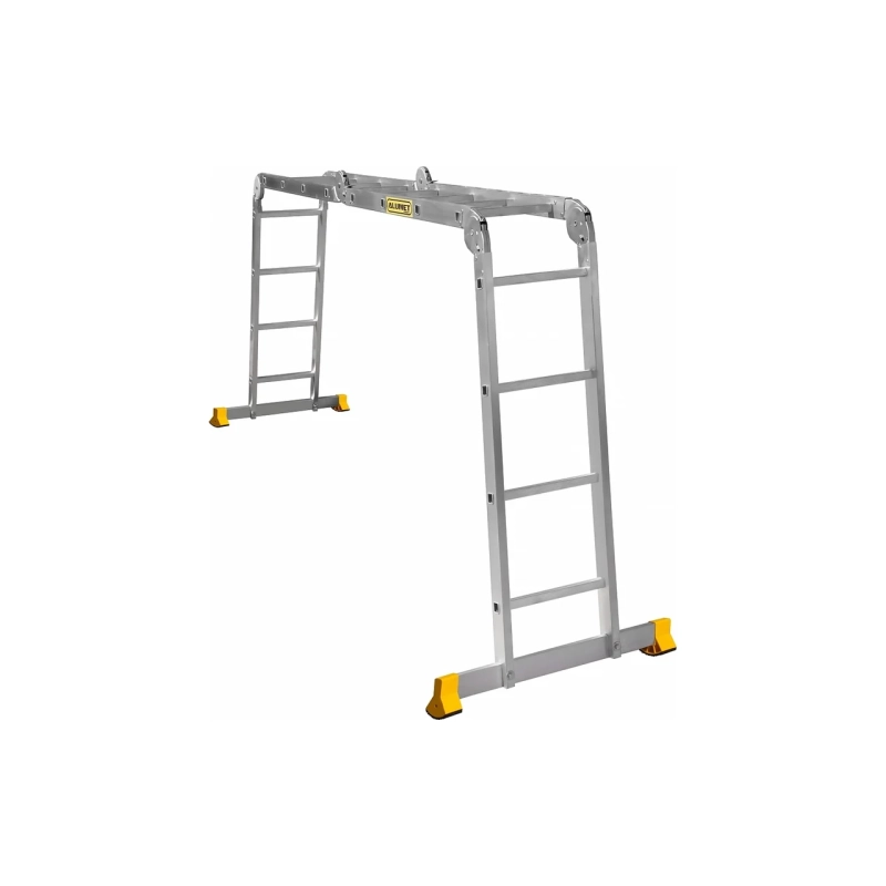 АЛЮМЕТ Лестница шарнирная (4*4) Т444 h max=4.66