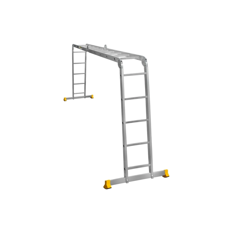 АЛЮМЕТ Лестница шарнирная (4*5) Т455 h max=5.78