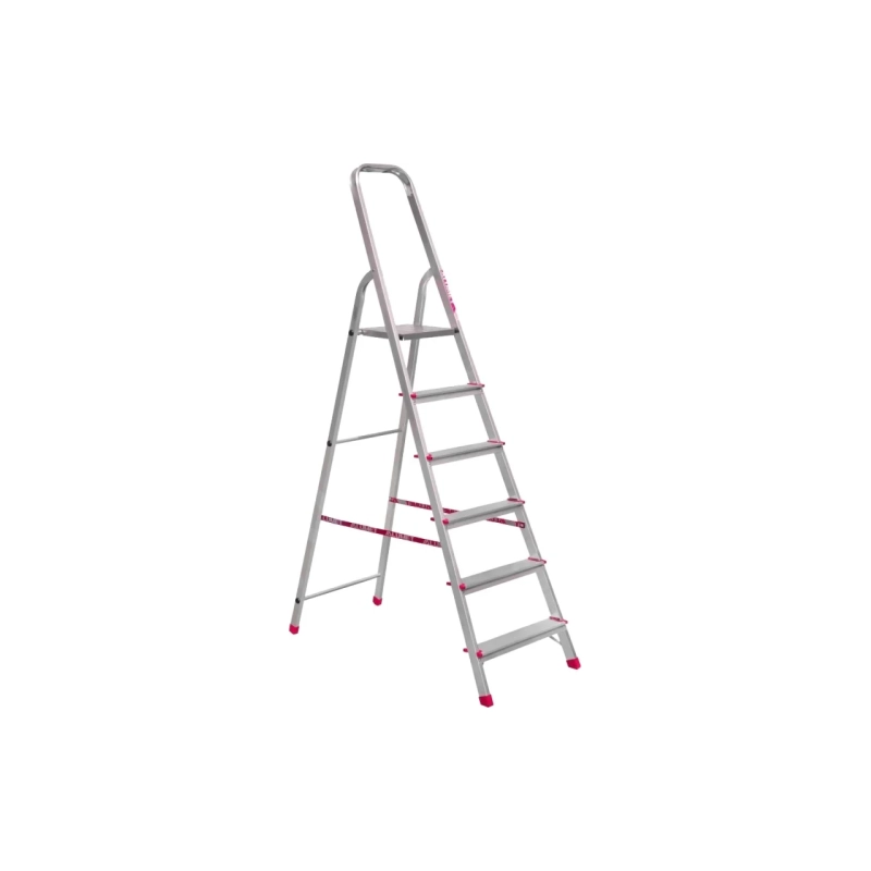 АЛЮМЕТ Лестница-стремянка 40*20 оцинк.сталь 6-и ступ.оцинк. ZZ406