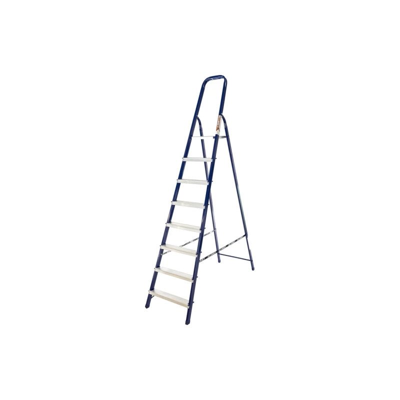 АЛЮМЕТ Лестница-стремянка 40*20 стальная 8-и ступ. 8408