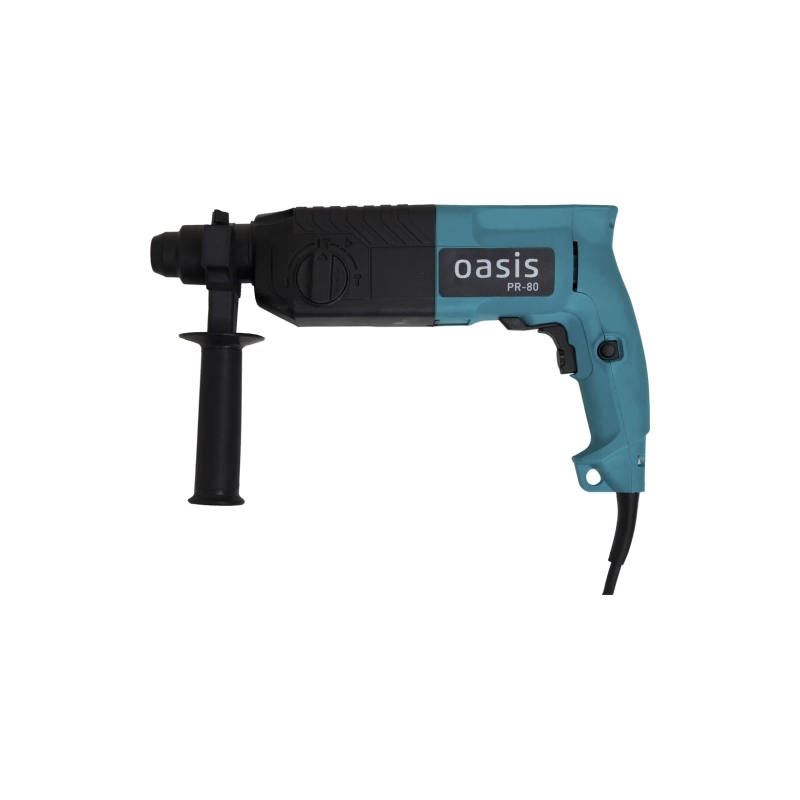 Электрический перфоратор PR-80, 800 Вт, 0-4800 об/мин, 5100 уд/мин, SDS-Plus, 2,5Дж