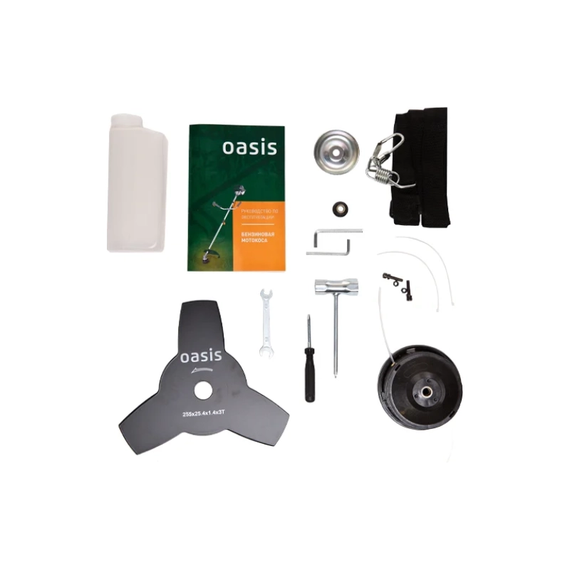 Бензиновая мотокоса ТВ-75, 750/1 Вт/л.с., 25,4 см3, V бака 800 мл, 7500 об/мин