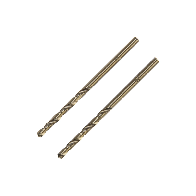 СЛ Сверло по металлу ТУНДРА, HSS-Co 3 мм, 2 шт (4087152)