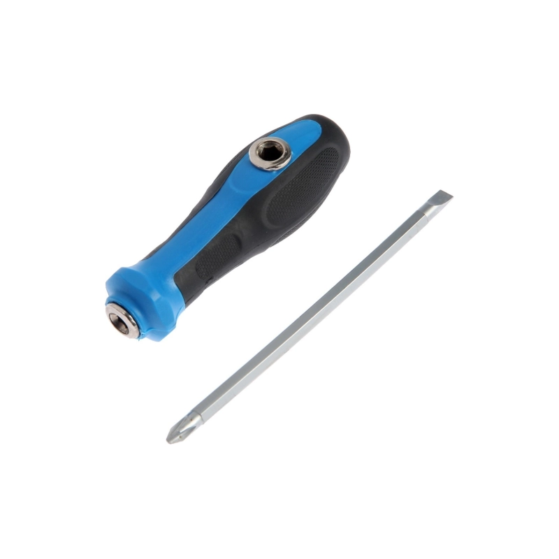 СЛ Отвертка комбинированная ТУНДРА, 3 в 1, PH2/SL6 х 125 мм (1858734)