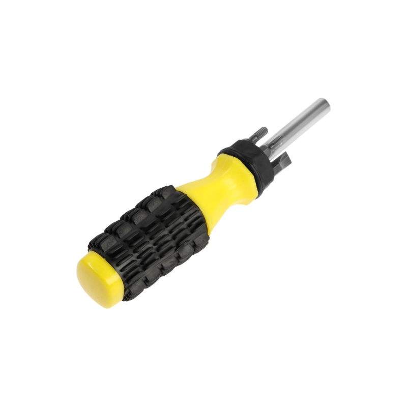 СЛ Отвертка с набором бит ТУНДРА, 7 пр, 160 мм (2296292)