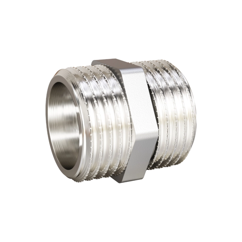 Л Ниппель 1/2 нар/нар никелиров 