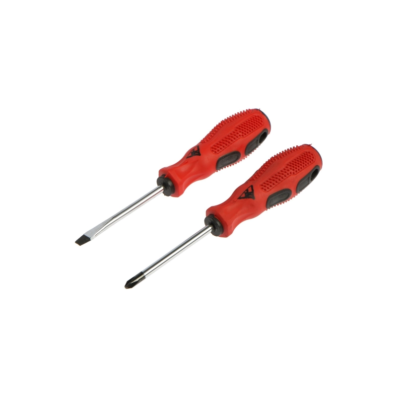 СЛ Набор отверток ЛОМ, магнит, двухкомп. рукоят., PH2/SL6 х 75 мм, 2 шт. (5429974)