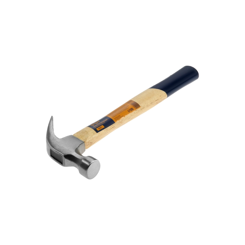 СЛ Молоток-гвоздодер ТУНДРА, 500г, дерев. рукоят. (882002)