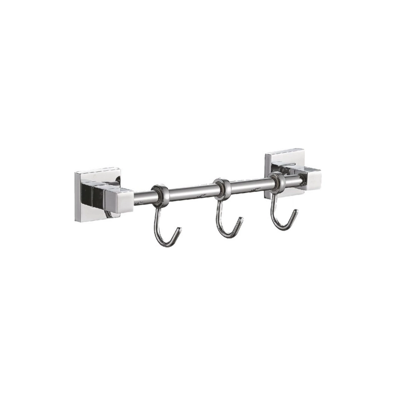 НВ8615-3 HAIBA 3 крючка, двигающ. хром