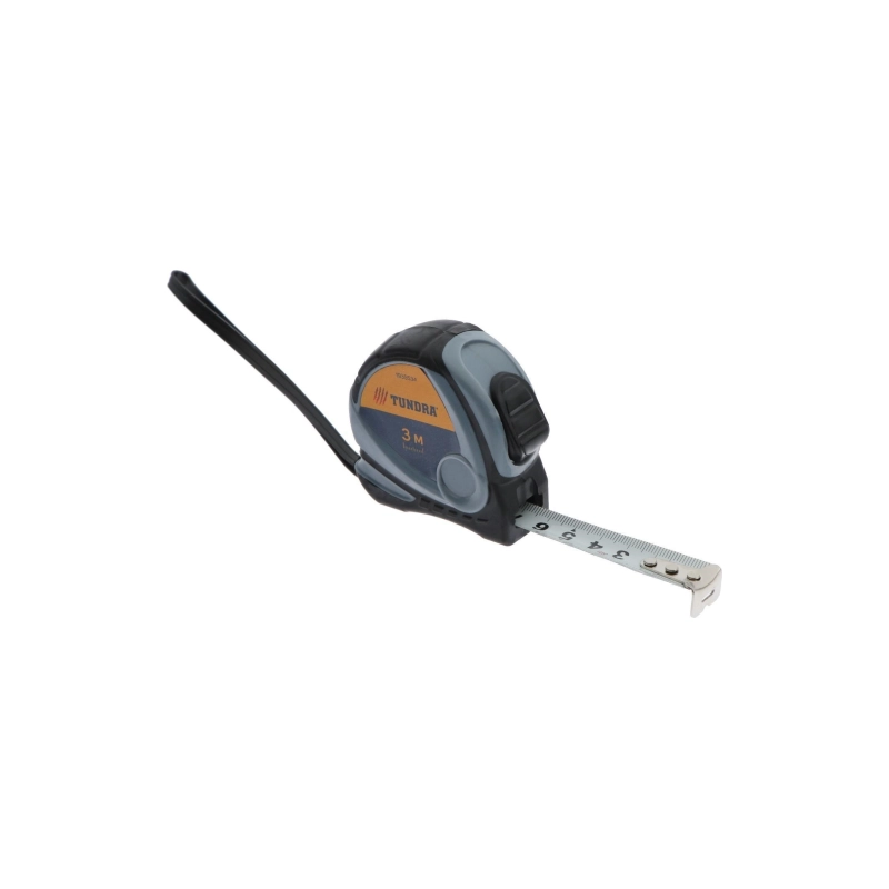 СЛ Рулетка ТУНДРА, двухкомпон. корпус, 3 м х 16 мм (1935534)