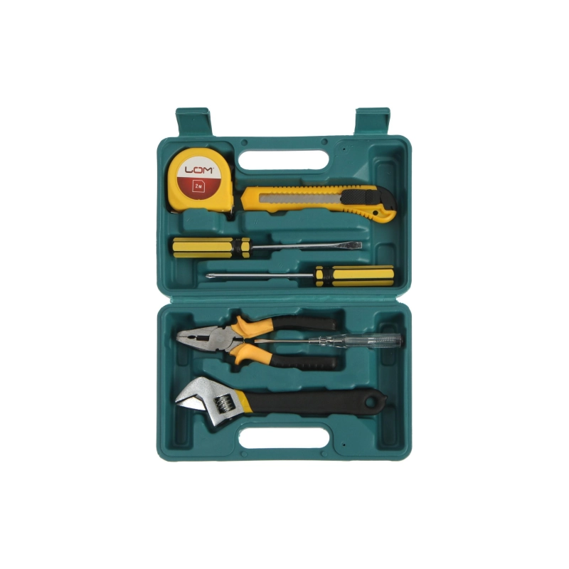 СЛ Набор инструментов в кейсе LOM, подароч. упак., 7 предм (7143900)