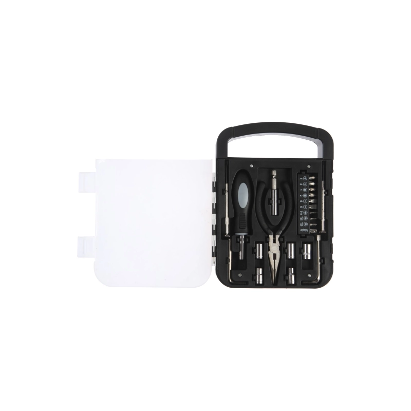 СЛ Набор инструм в кейсе TUNDRA, подароч пласт кейс, 22 предм (7379050)