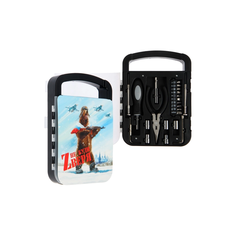 СЛ Набор инструм в кейсе TUNDRA, подароч пласт кейс 