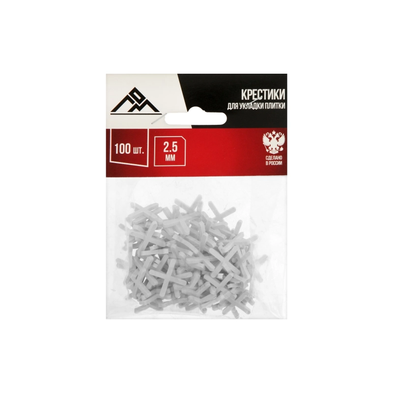 СЛ Крестики д/плитки ЛОМ, 2.5 мм (100 шт) (2419762)