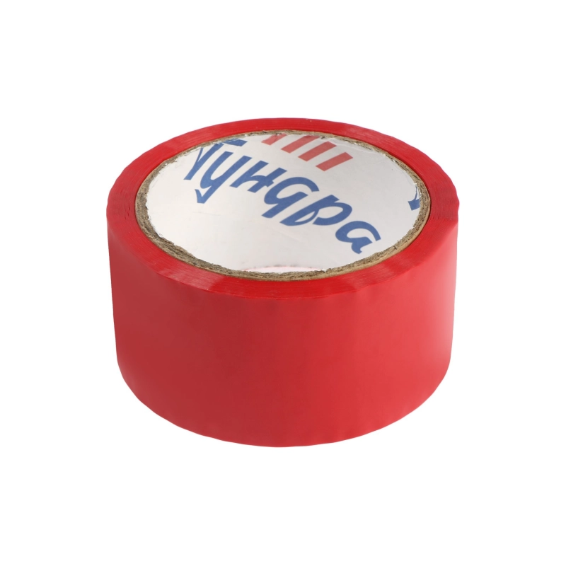 СЛ Лента клейкая ТУНДРА, 45 мкм, 48мм* 50 м красн.(7303620)