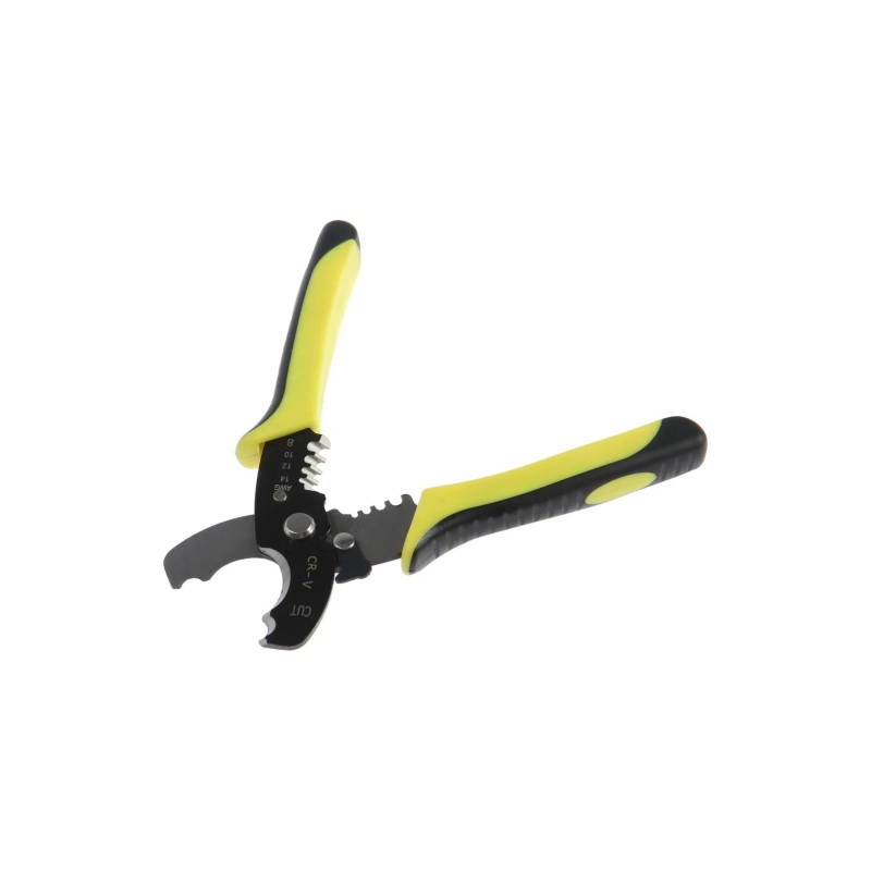 СЛ Кабелерез ТУНДРА сталь 65 до10мм снятие изоляции 1,5-6мм2 2крукоятки 180мм (5350920)