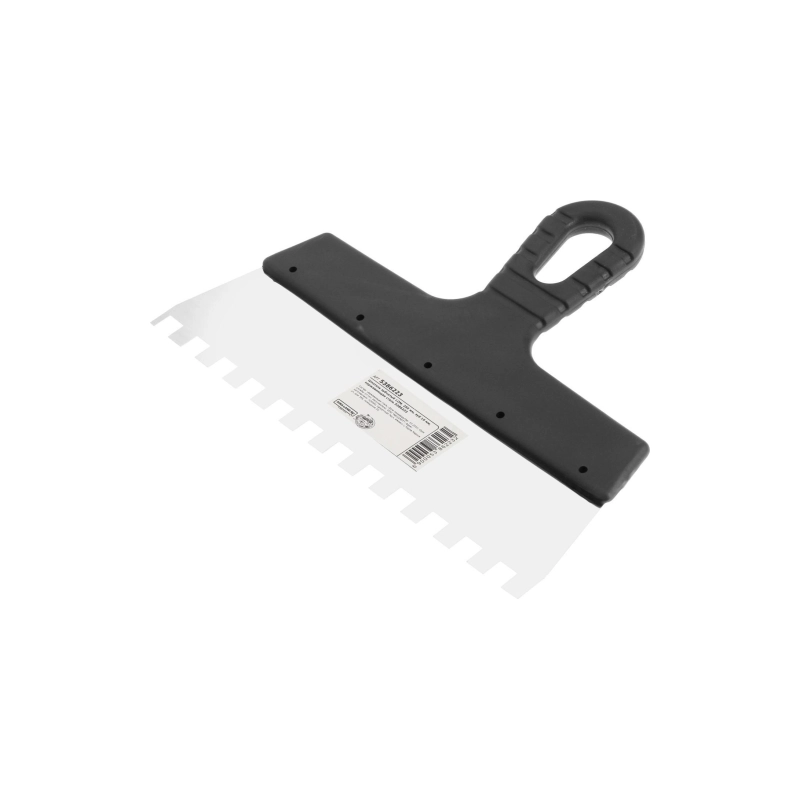 СЛ Шпатель зубчатый ЛОМ 250мм,зуб10мм нерж.сталь (5386223)