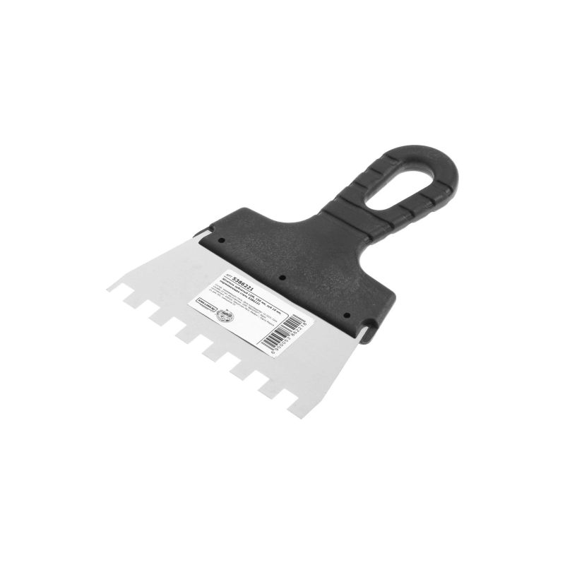 СЛ Шпатель зубчатый ЛОМ 150мм,зуб10мм нерж.сталь (5386221)