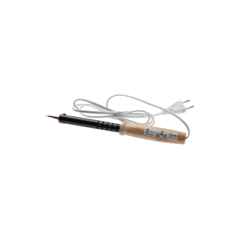 Паяльник ЭРА дерев. рукоят. ЭПСН 230В 80Вт PL-R01-80W