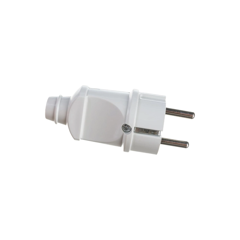 Вилка ЭРА c/з 16А Vx2-W, бел.