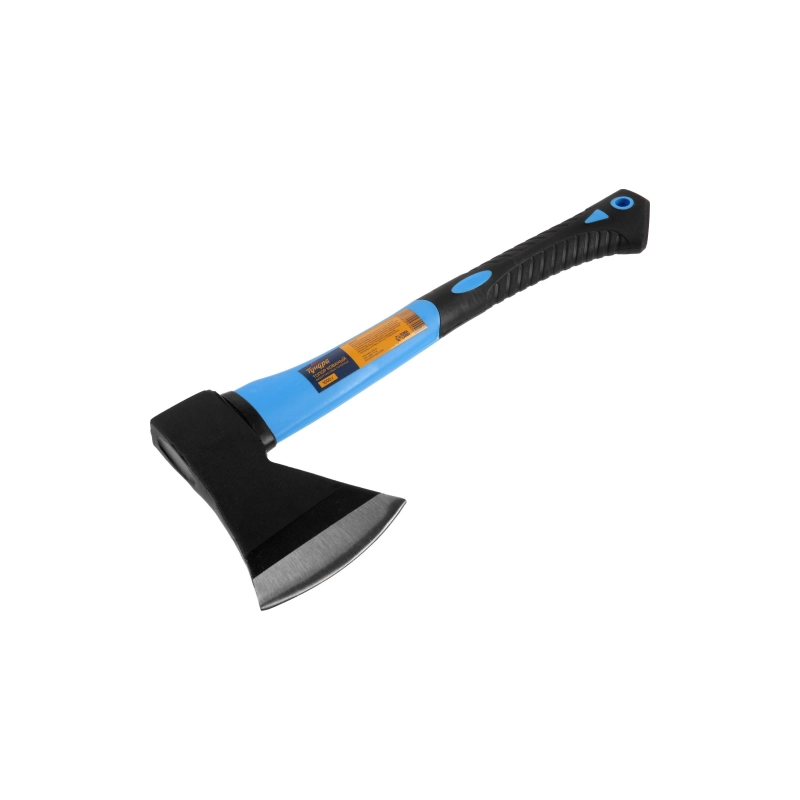 СЛ Топор кованый ТУНДРА, фиберглас. обрезин. топорище 43 см, 1000г (882047)