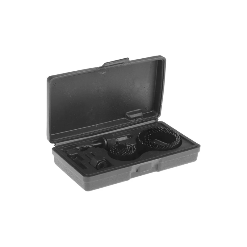 СЛ Набор пил кольцевых ТУНДРА, 19-22-28-32-38-44-51-64мм (8 шт) (1119742)