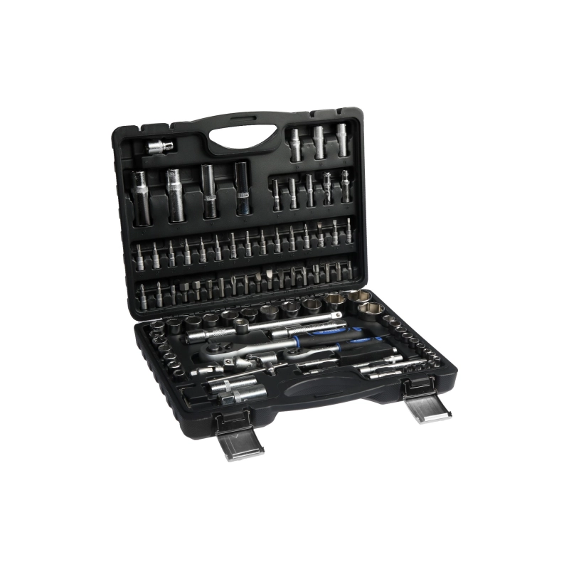 СЛ Набор инструментов в кейсе ТУНДРА, автомобильный, CrV, 1/2