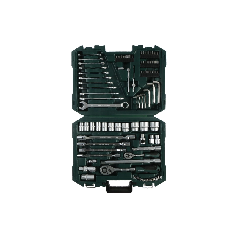 СЛ Набор инструментов в кейсе ТУНДРА, автомобильный, CrV, 1/2