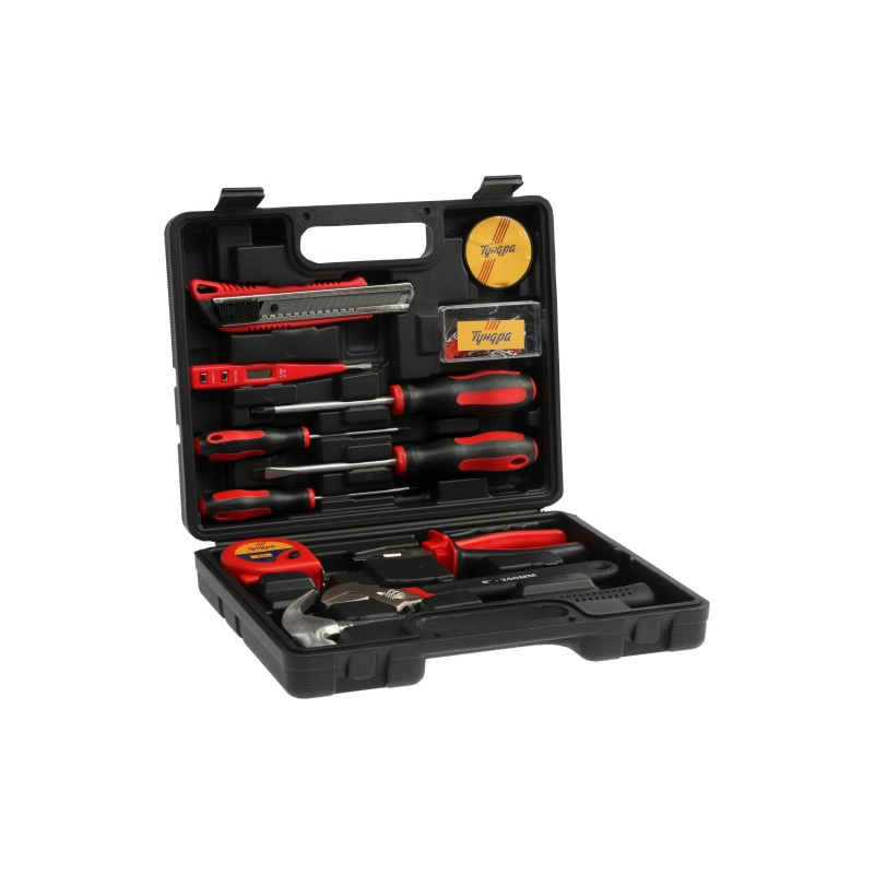 СЛ Набор инструментов в кейсе ТУНДРА, универс., (12 пр.) (1935477)