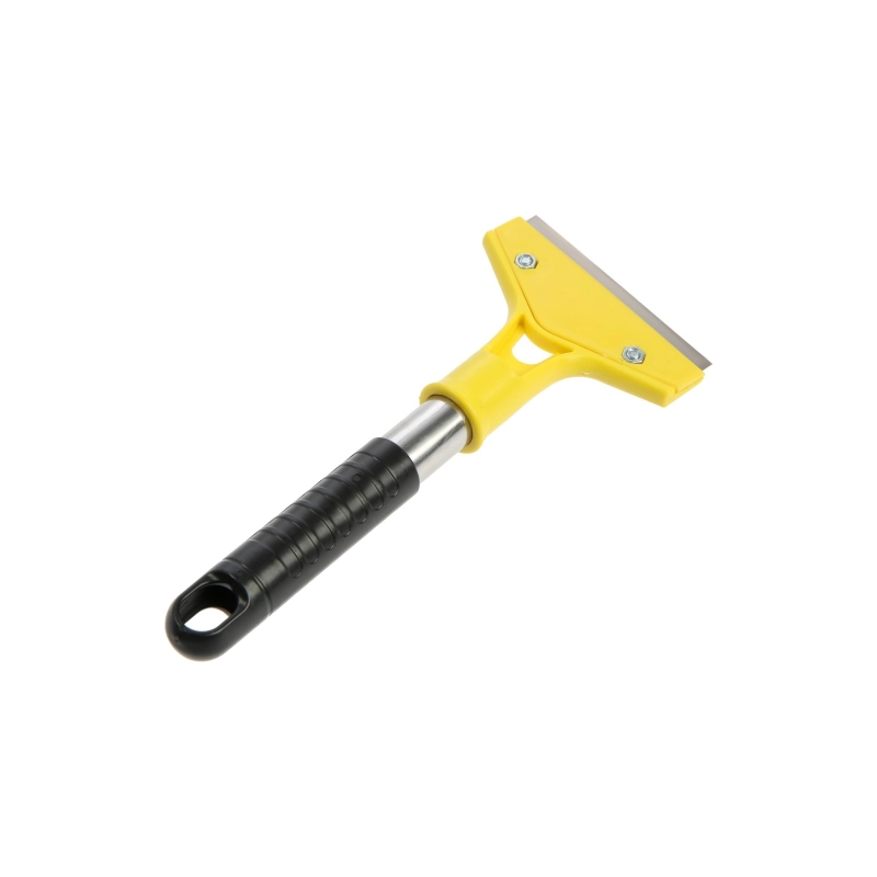 СЛ Скребок ТУНДРА, фиксир. лезвие 100мм, метал. обрезин. рукоятка 100мм (3047909)