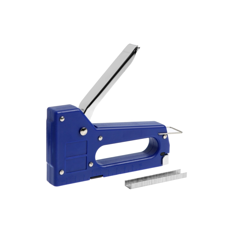 СЛ Степлер мебел. ТУНДРА, пластик. корпус, тип скоб 53, 4-8 мм (1550259)