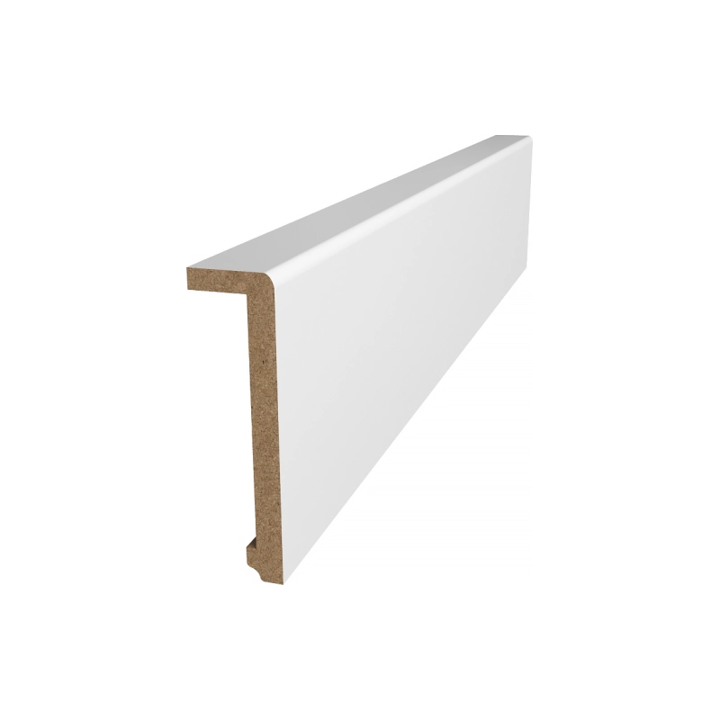 Наличник прямой Монте белый (ТЕЛЕСКОП) (80мм)