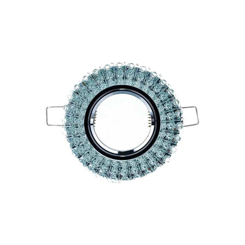 Св-к ЭРА DK LD2 SL/WH декор со светод.подсв белый,прозрачный