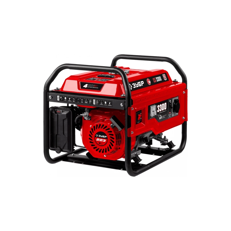 Бензиновый генератор 3300Вт ЗУБР (СБ-3300)