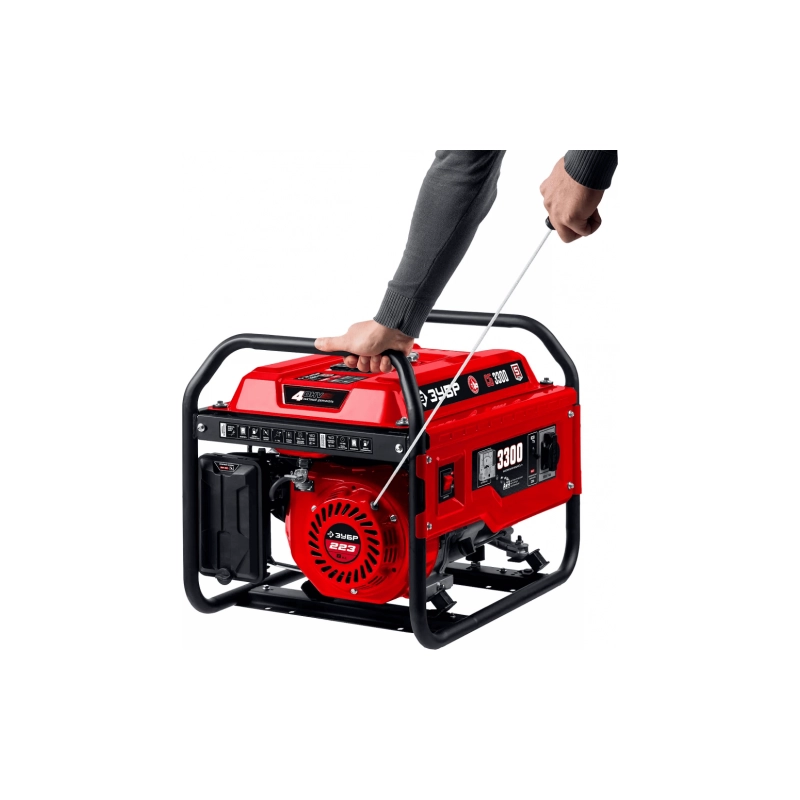 Бензиновый генератор 3300Вт ЗУБР (СБ-3300)