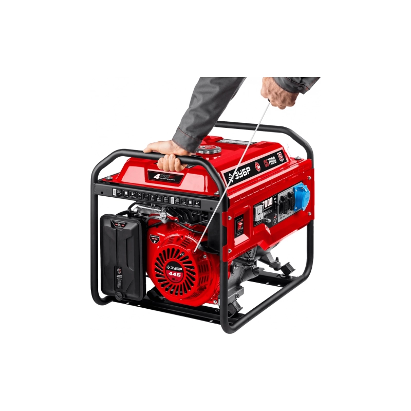 Бензиновый генератор 7000Вт ЗУБР (СБ-7000)