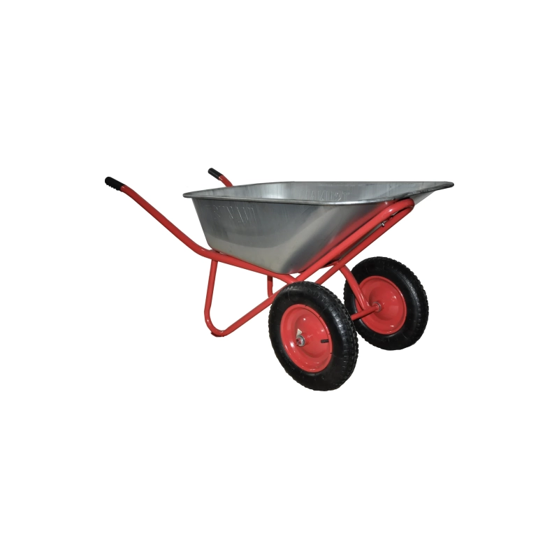 Тачка строительная двухколесная пневмоколесо V=100 л, 250 кг TSUNAMI (WB250D)