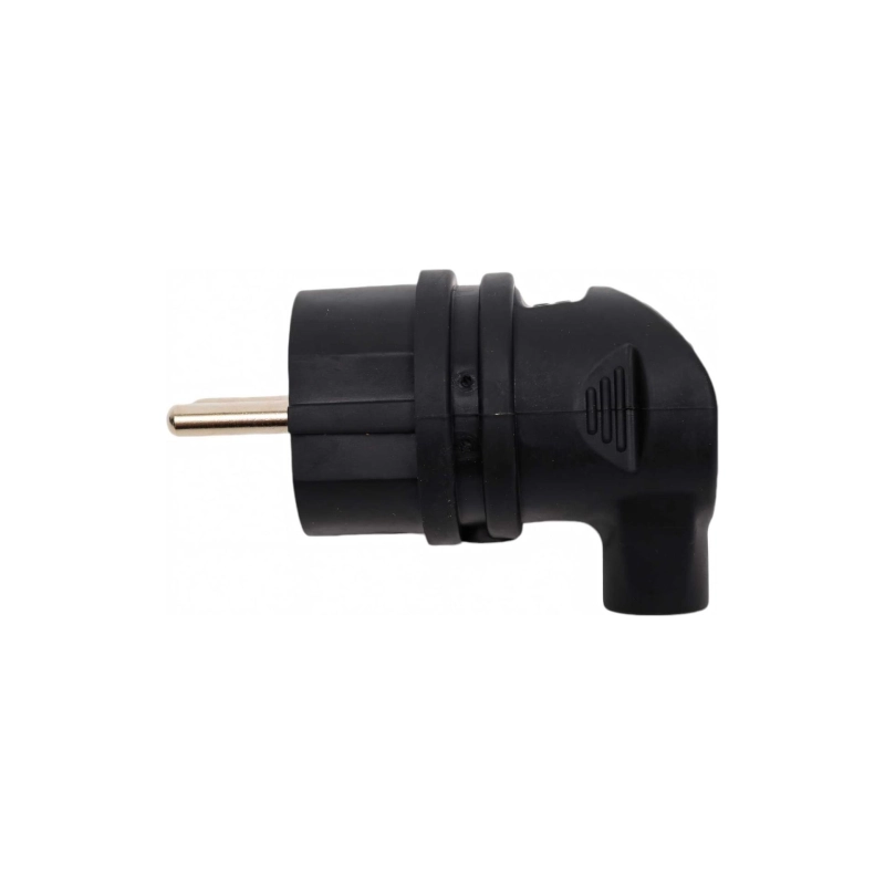 Вилка ЭРА V9(В) IP44 с/з 90* 16А каучук, черн.