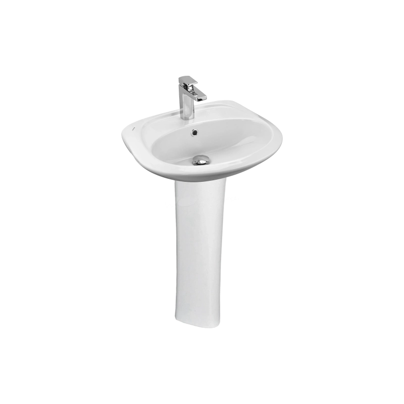 Умывальник+пьедестал Santek БРИЗ 55 с отв.