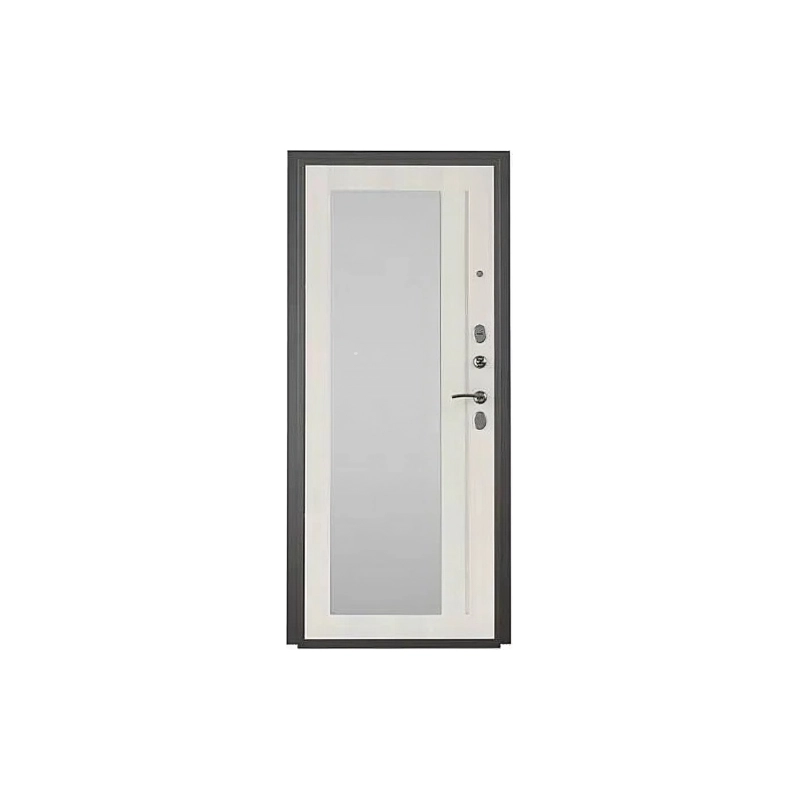 Дверь входная ТИТАН-2050/860L Зеркало графит