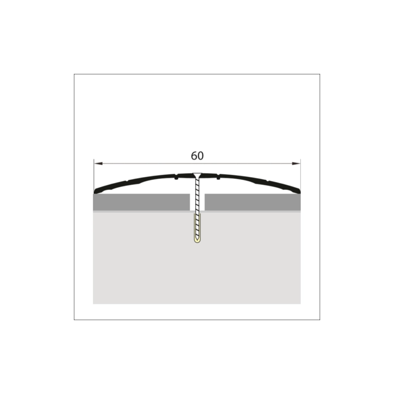 Стык 60мм 0,9м (Дуб жемчужный)