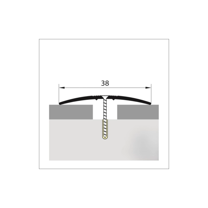Стык 38мм 1,8м (Дуб жемчужный)