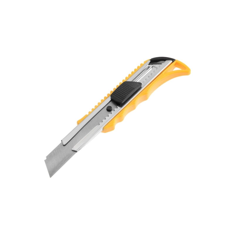 СЛ Нож универс. ТУНДРА, метал. направляющая, кв. фиксатор, усил., 18 мм (2433695)