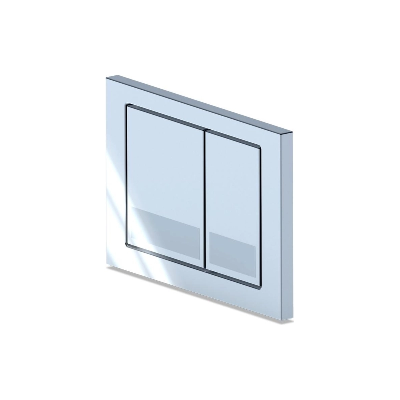 АНИ ПЛАСТ WN1121 Набор для инсталяции c унитазом, крышкой, клав.хром гл-ц,квадр.