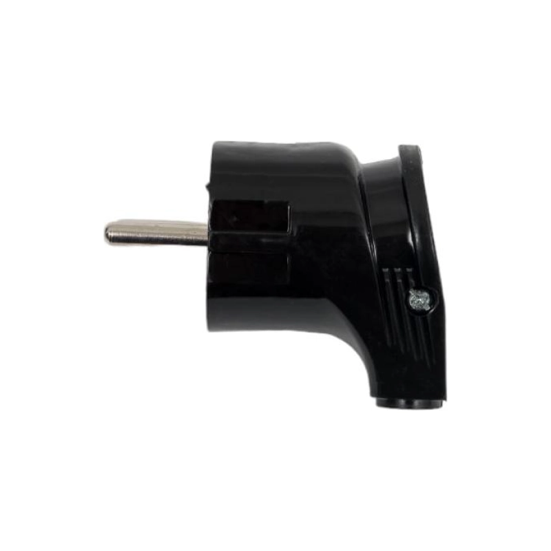 Вилка ЭРА Vx3-В с/з угловая 16А черная